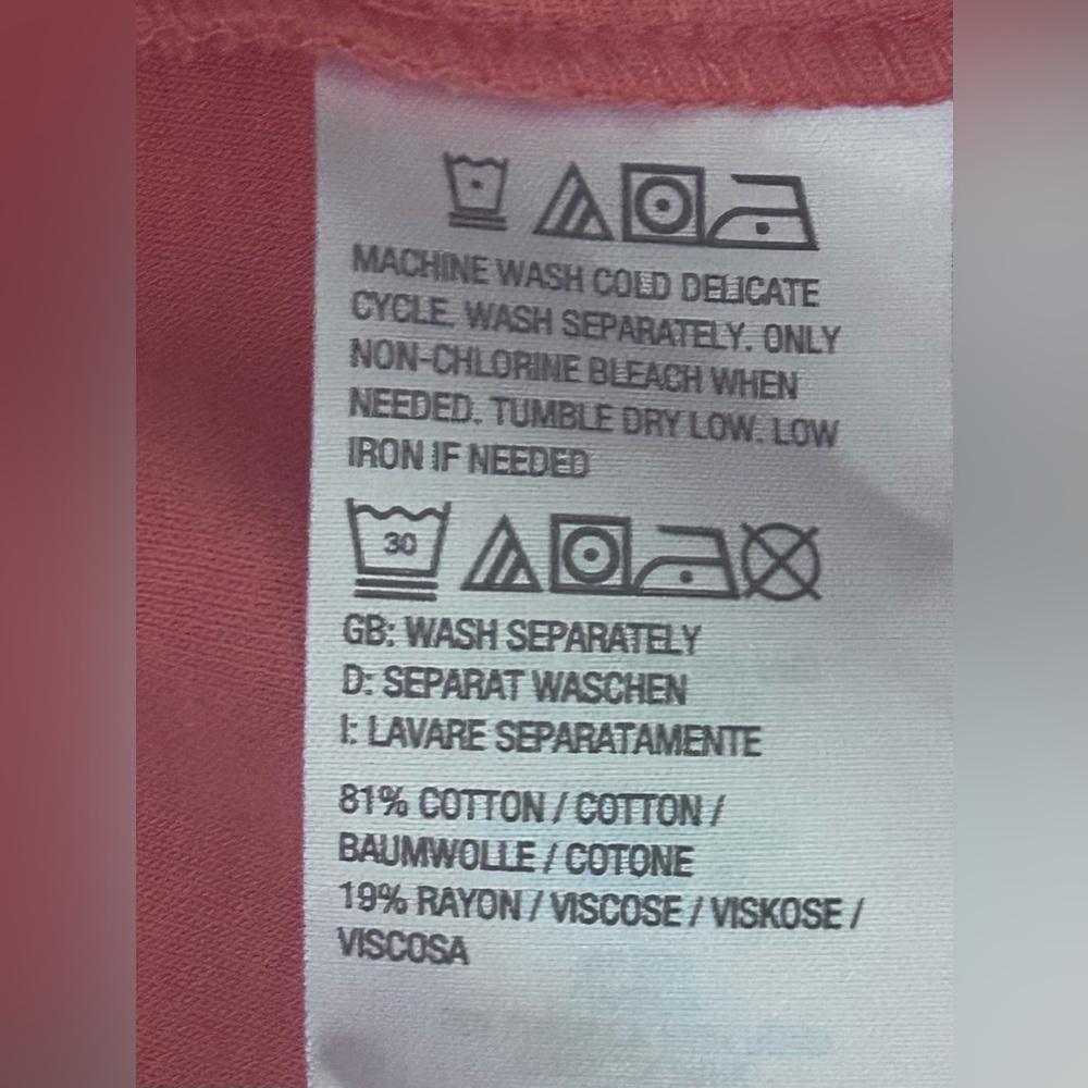 Belle by Kim Gravel bright melon cotton rayon zip front drawstring Adirondack - Picture 8 of 11